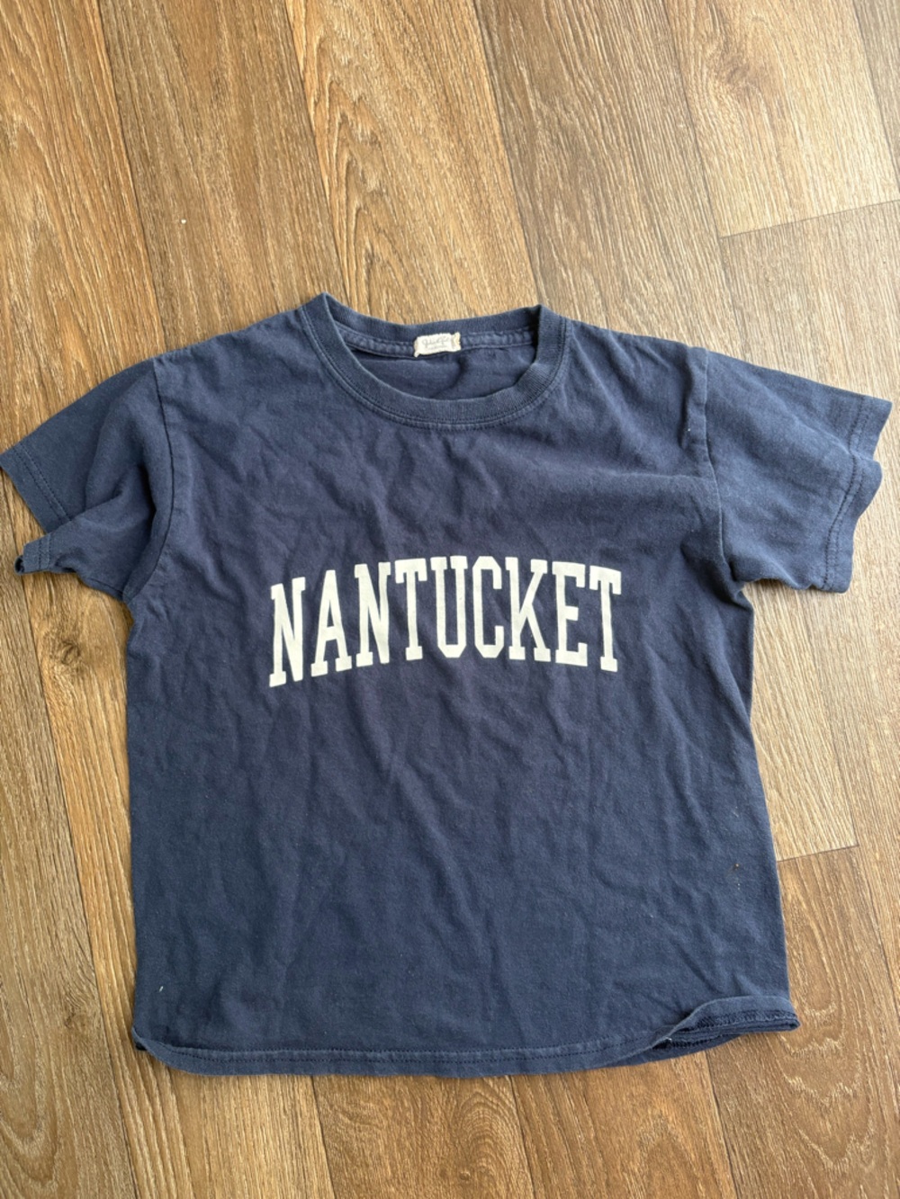 Girls  Navy Blue Nantucket Graphic Tee